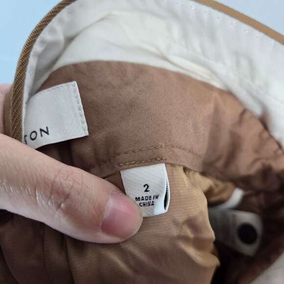 Aritzia Babaton Bureau Pant in Camel - Picture 10 of 12